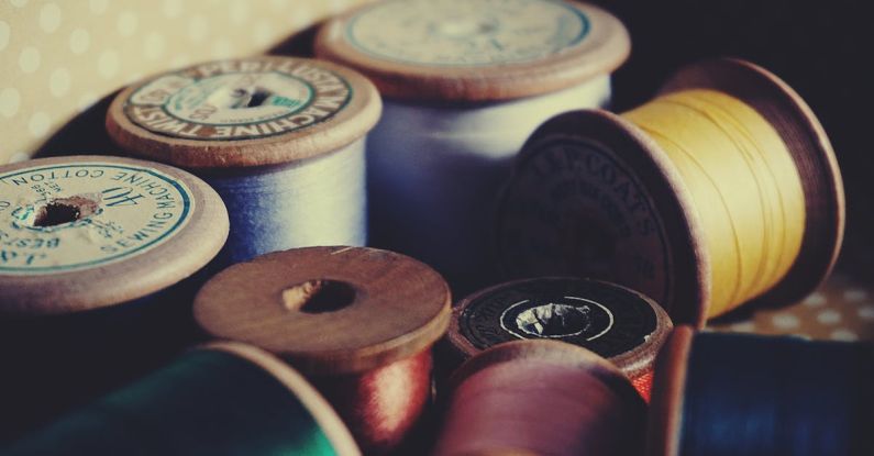 Embroidery - Assorted-color Threads in Spools