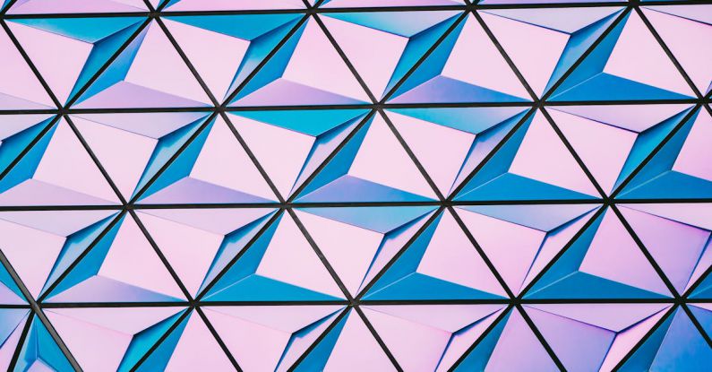 Pattern - Purple and Blue Abstract Wallpaper