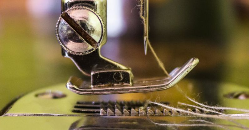 Sewing Machine - Macro Photo Of Sewing Machine